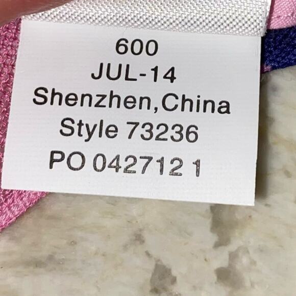 Lilly Pulitzer Tusk in Sun Murfee Silk Cashmere Elephant Pink Navy Scarf - Picture 10 of 11